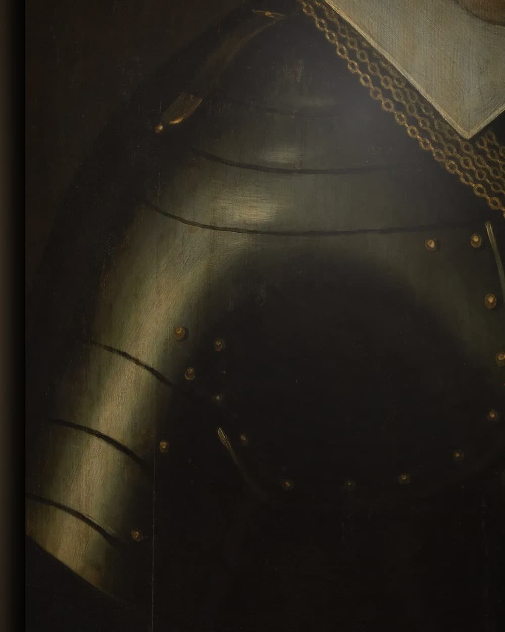 Materiaal en afwerking van Charles de Héraugières (1556-1601), kapitein-commandant van Breda in het wisselframe