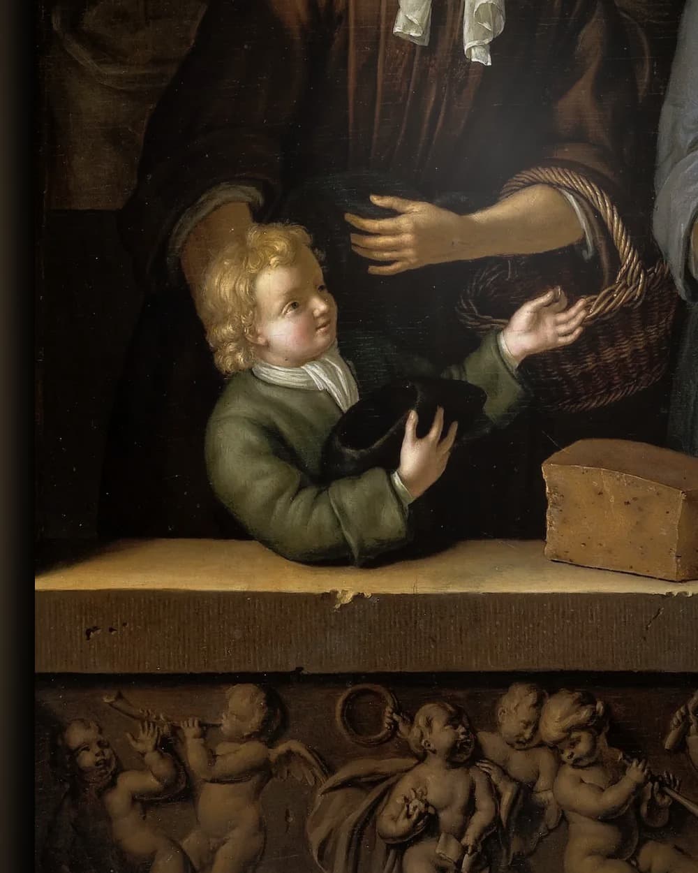 Materiaal en afwerking van De kruidenierswinkel in het wisselframe