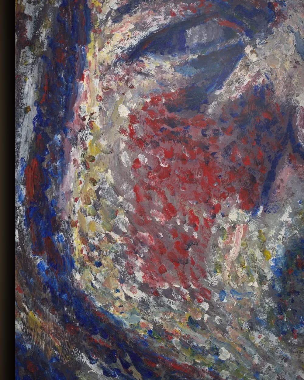 Materiaal en afwerking van Zelfportret nr. 16 in het wisselframe