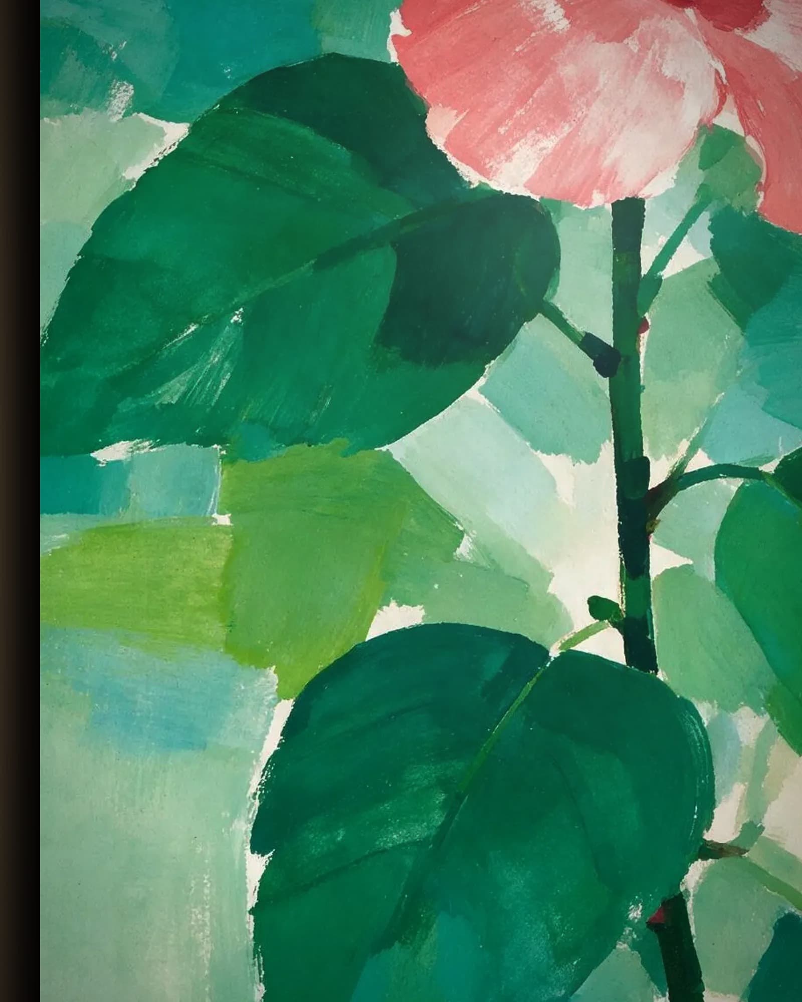 Materiaal en afwerking van Kolibrie en hibiscus in het wisselframe