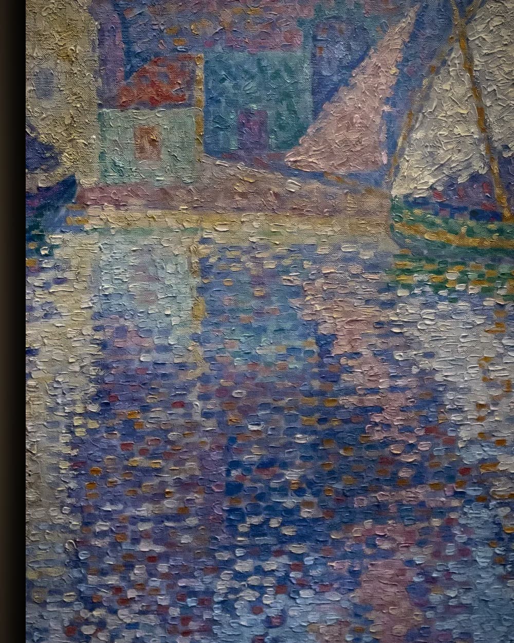 Materiaal en afwerking van De klokkentoren van Saint-Tropez in het wisselframe