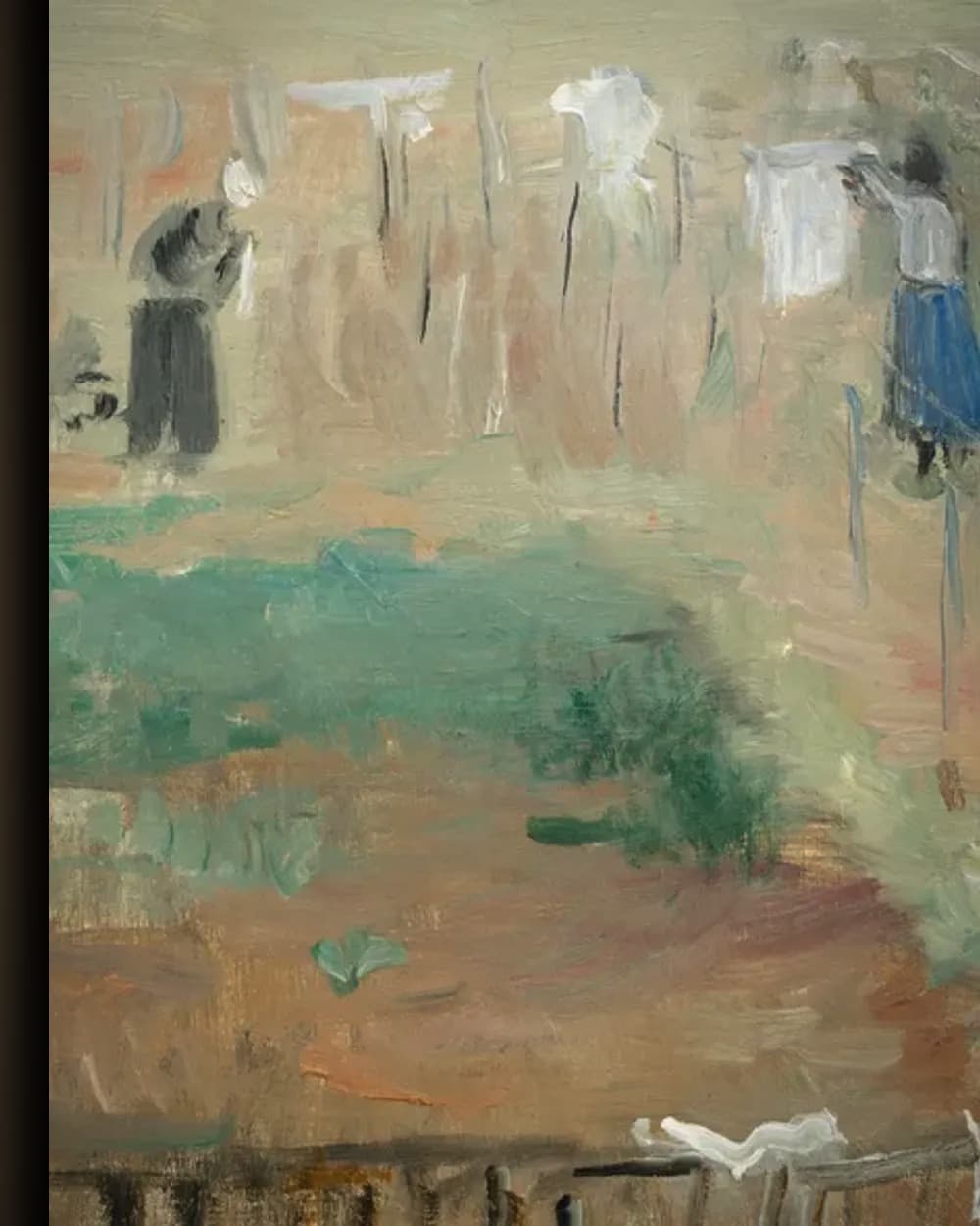 Materiaal en afwerking van De was te drogen hangen in het wisselframe