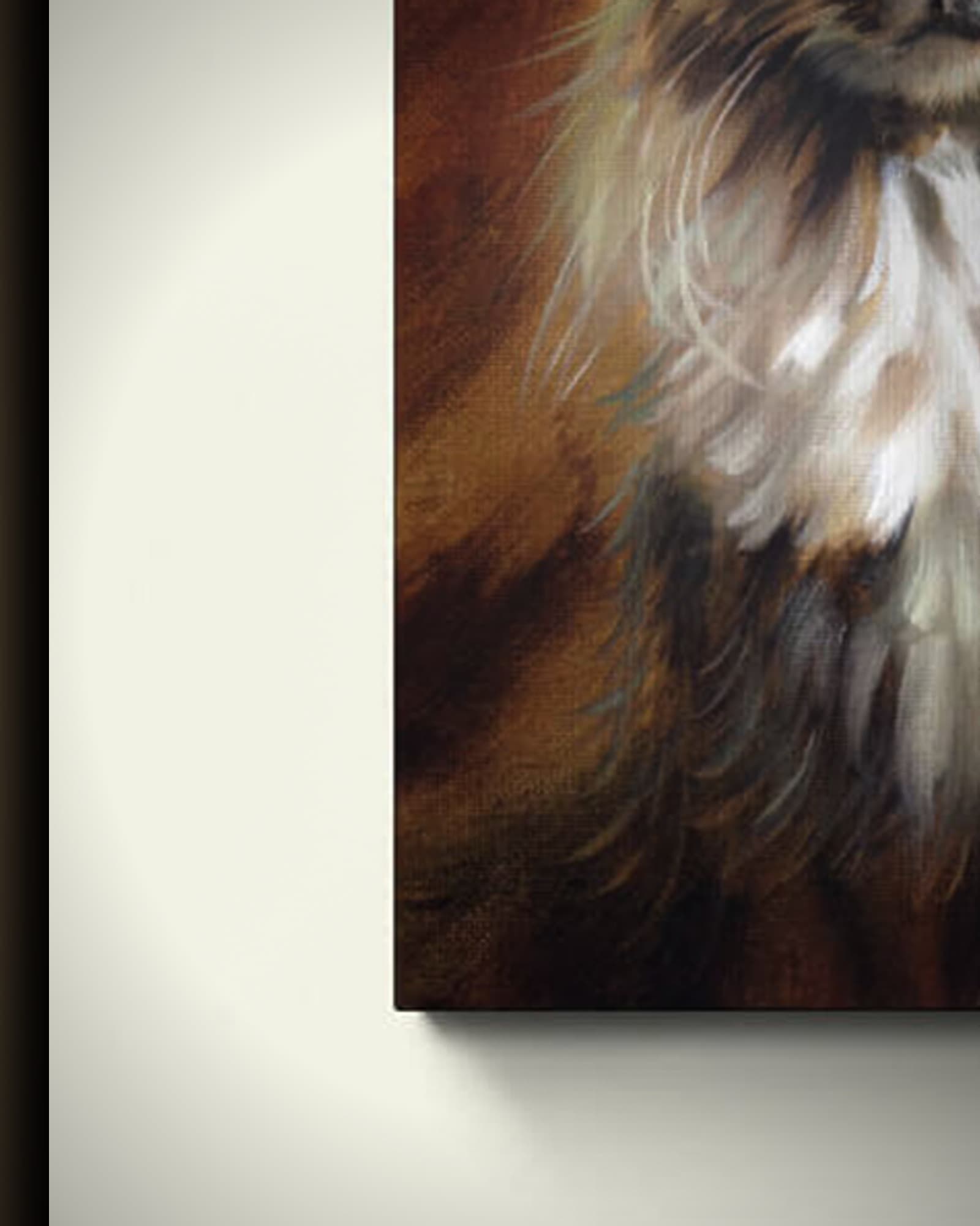 Materiaal en afwerking van Sphinx in het wisselframe
