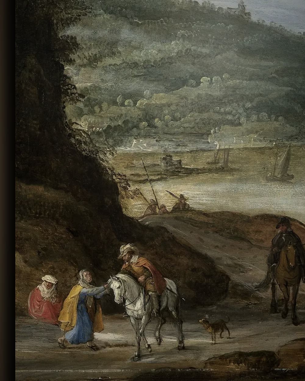 Materiaal en afwerking van Landschap in het wisselframe