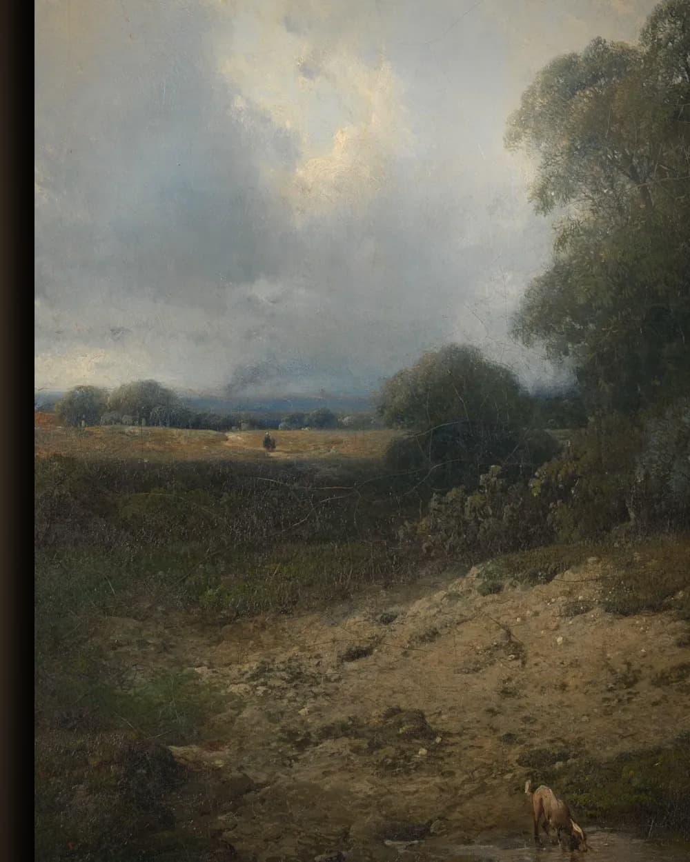 Materiaal en afwerking van Landschap in het wisselframe