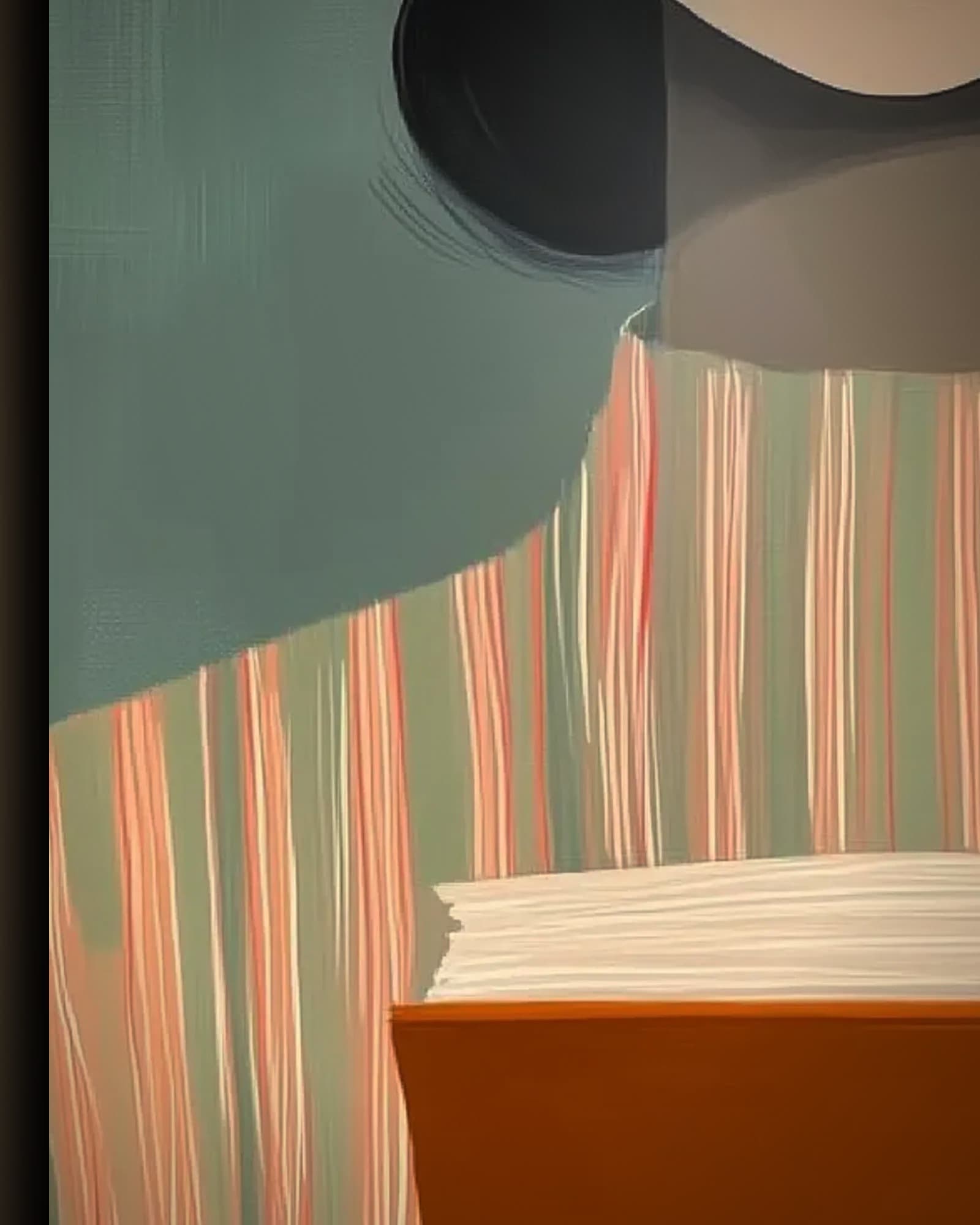 Materiaal en afwerking van De lezeres en de kat in het wisselframe