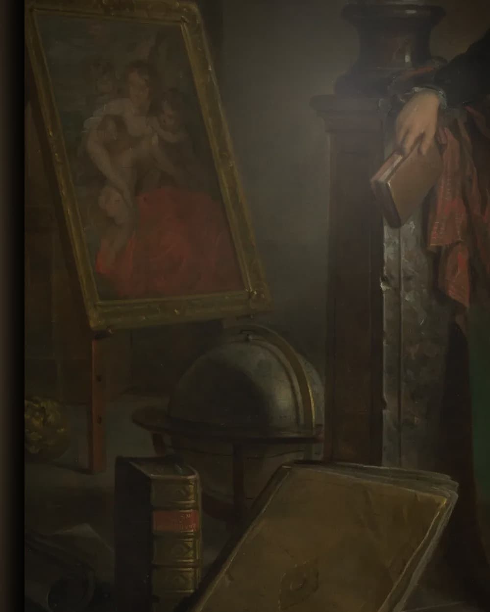Materiaal en afwerking van Portret van Jan de Bosch en Margaretha Kroon in het wisselframe