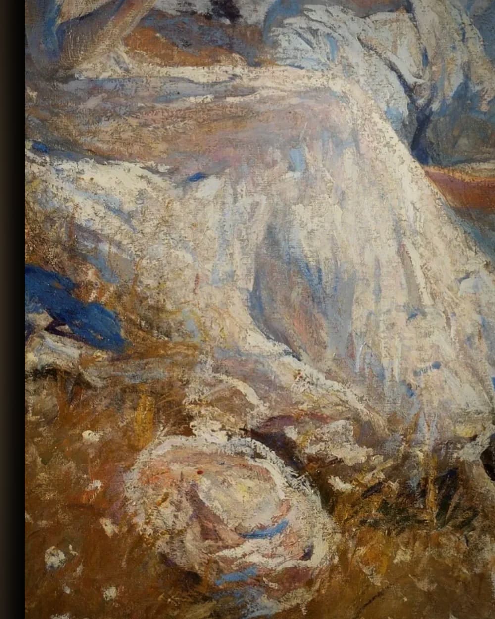 Materiaal en afwerking van Zomer (1909) in het wisselframe
