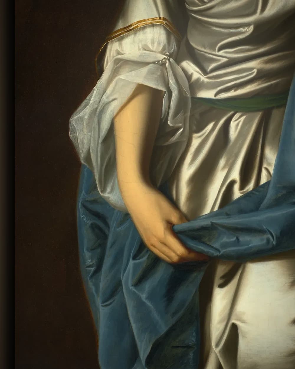 Materiaal en afwerking van Catherine Greene in het wisselframe