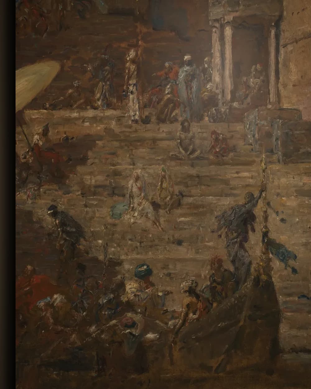Materiaal en afwerking van Benares, 1913 in het wisselframe