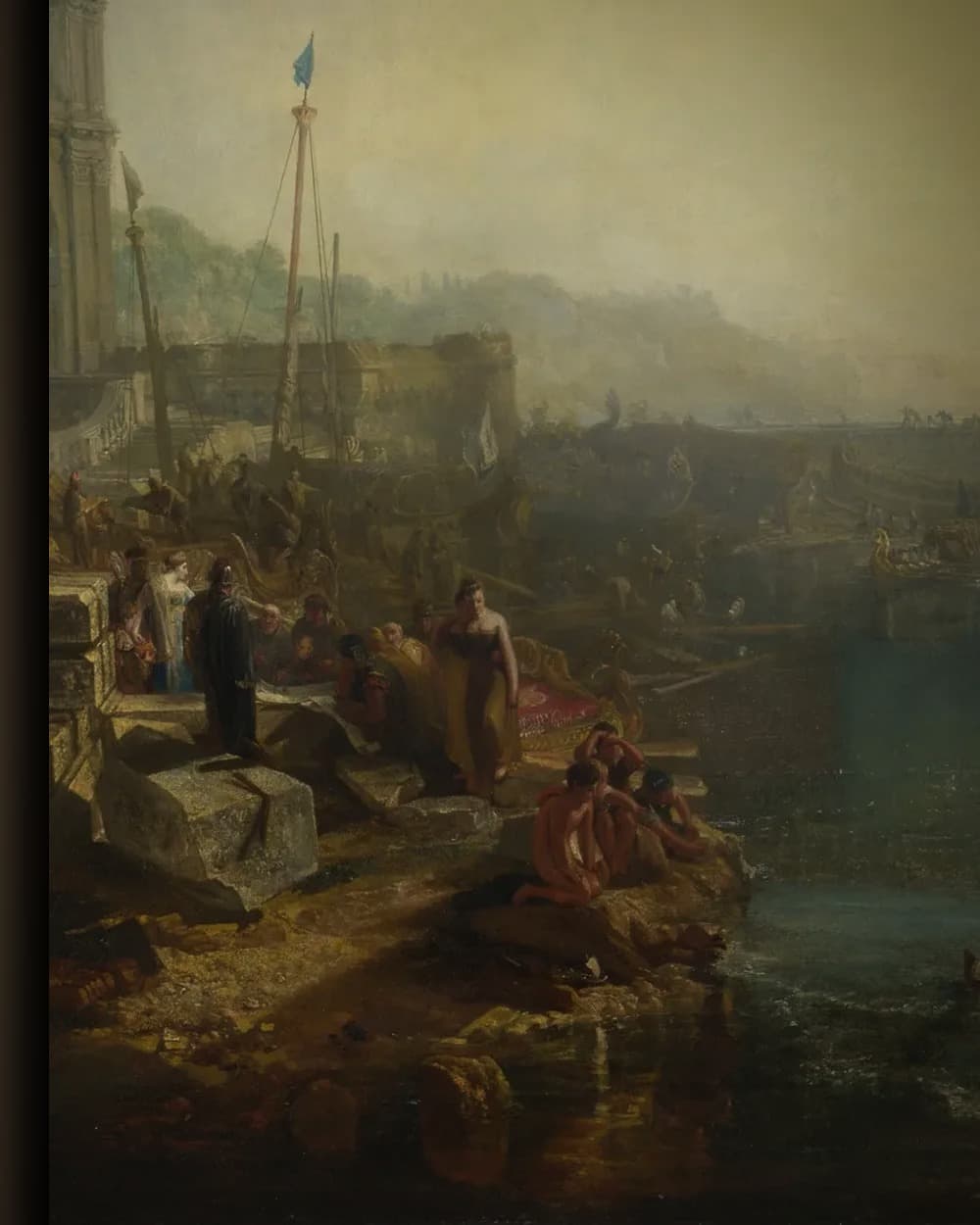Materiaal en afwerking van Dido bouwt Carthago in het wisselframe