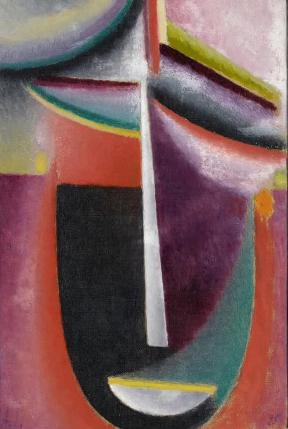Abstract hoofd, Mysterium – Alexej von Jawlensky