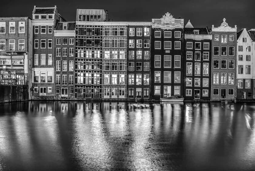 Amsterdam zwart-wit