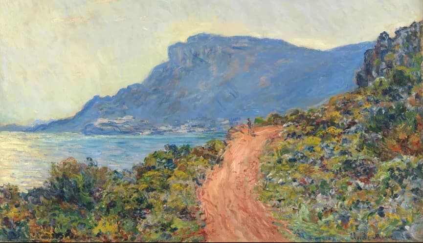 De Corniche bij Monaco – Claude Monet