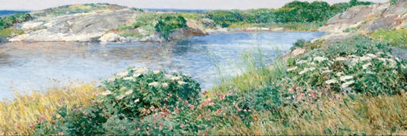 De kleine vijver – Childe Hassam