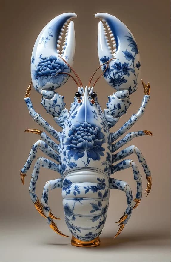Delfts Blauw Kreeft