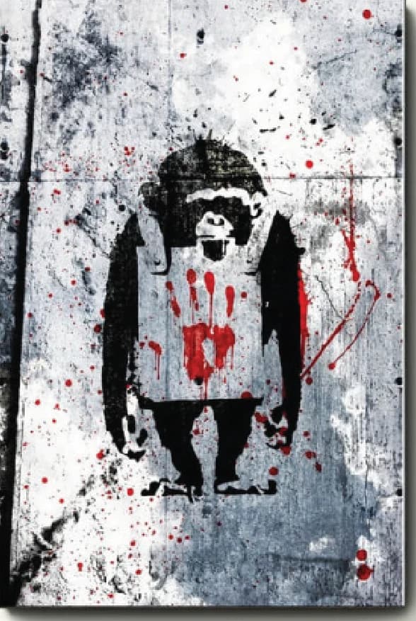 Graffiti-aap – Banksy