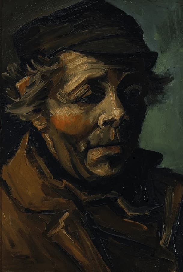 Hoofd van een boer – Vincent van Gogh