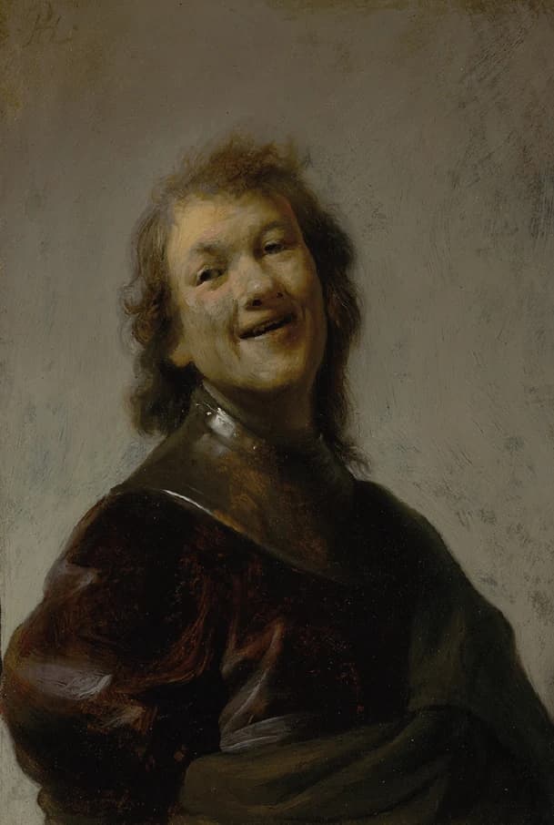 Lachende Rembrandt – Rembrandt van Rijn