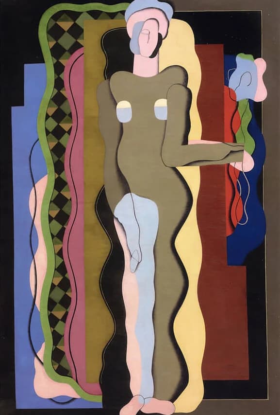 Naakt met een bloem – Georges Valmier