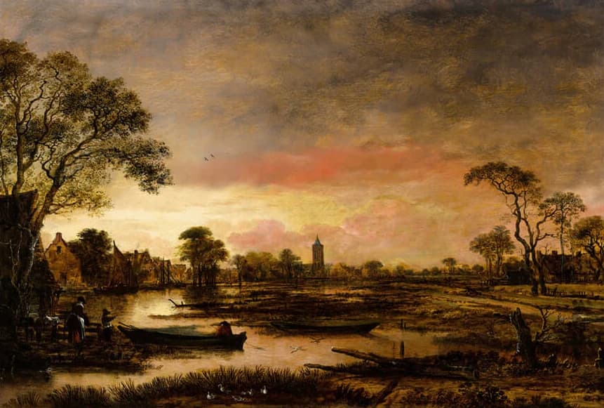 Rivierlandschap (ca. 1650)