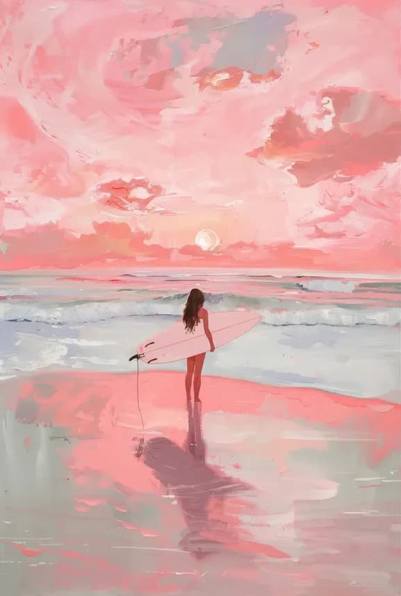 Roze Surfer