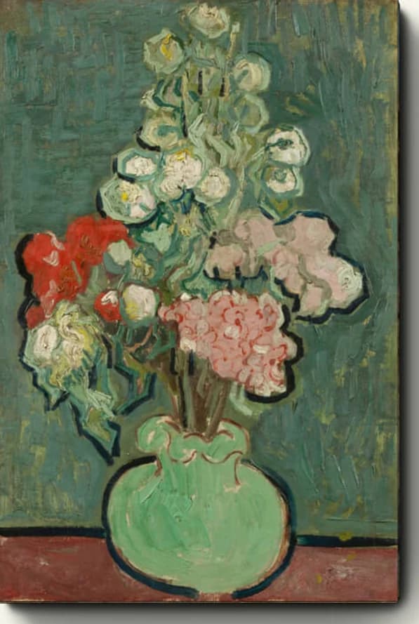 Stilleven met bloemen (groen) – Vincent van Gogh