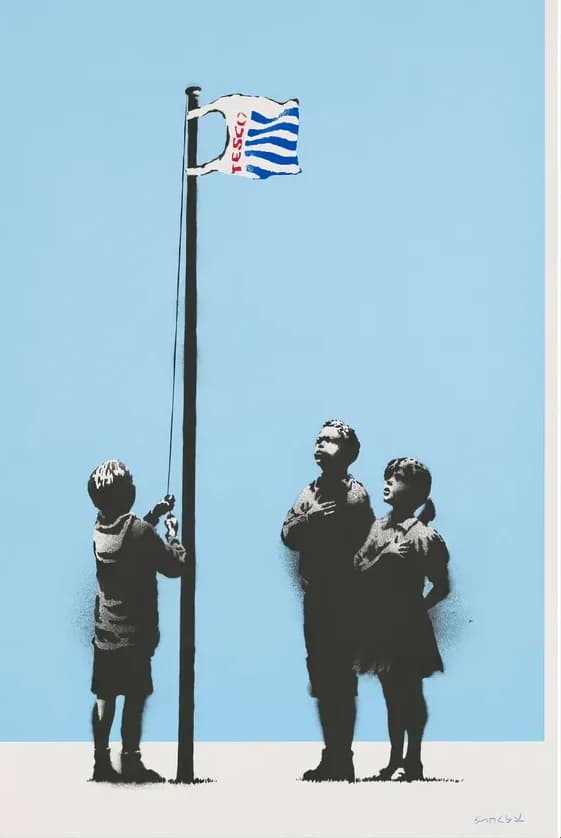 Tesco Vlag – Banksy