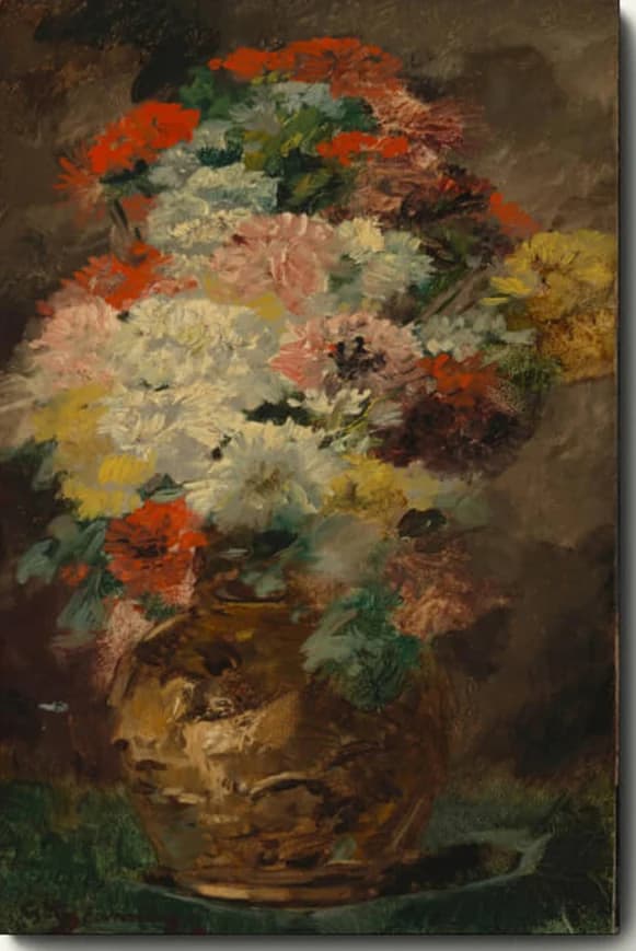 Vaas met bloemen – Georges Jeannin