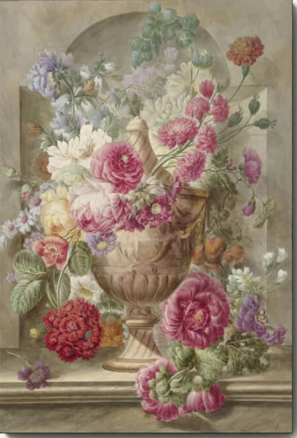 Vaas met bloemen