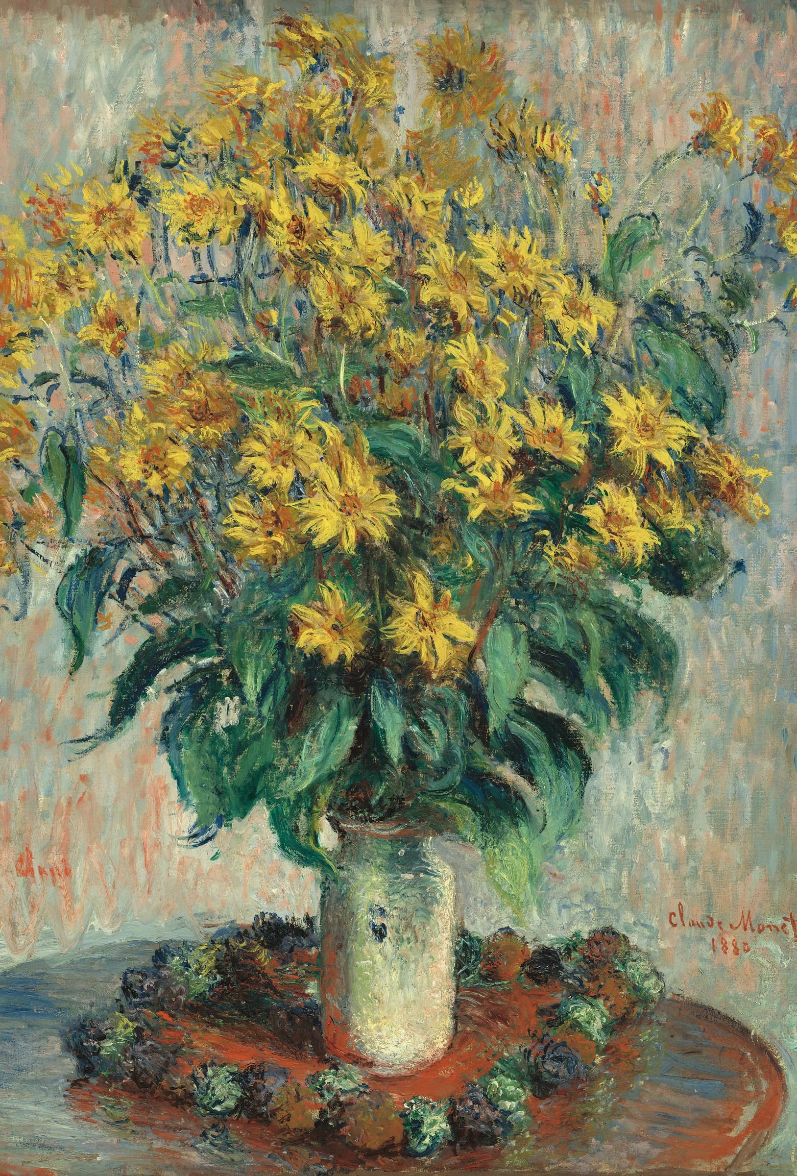 Aardpeer bloemen – Claude Monet