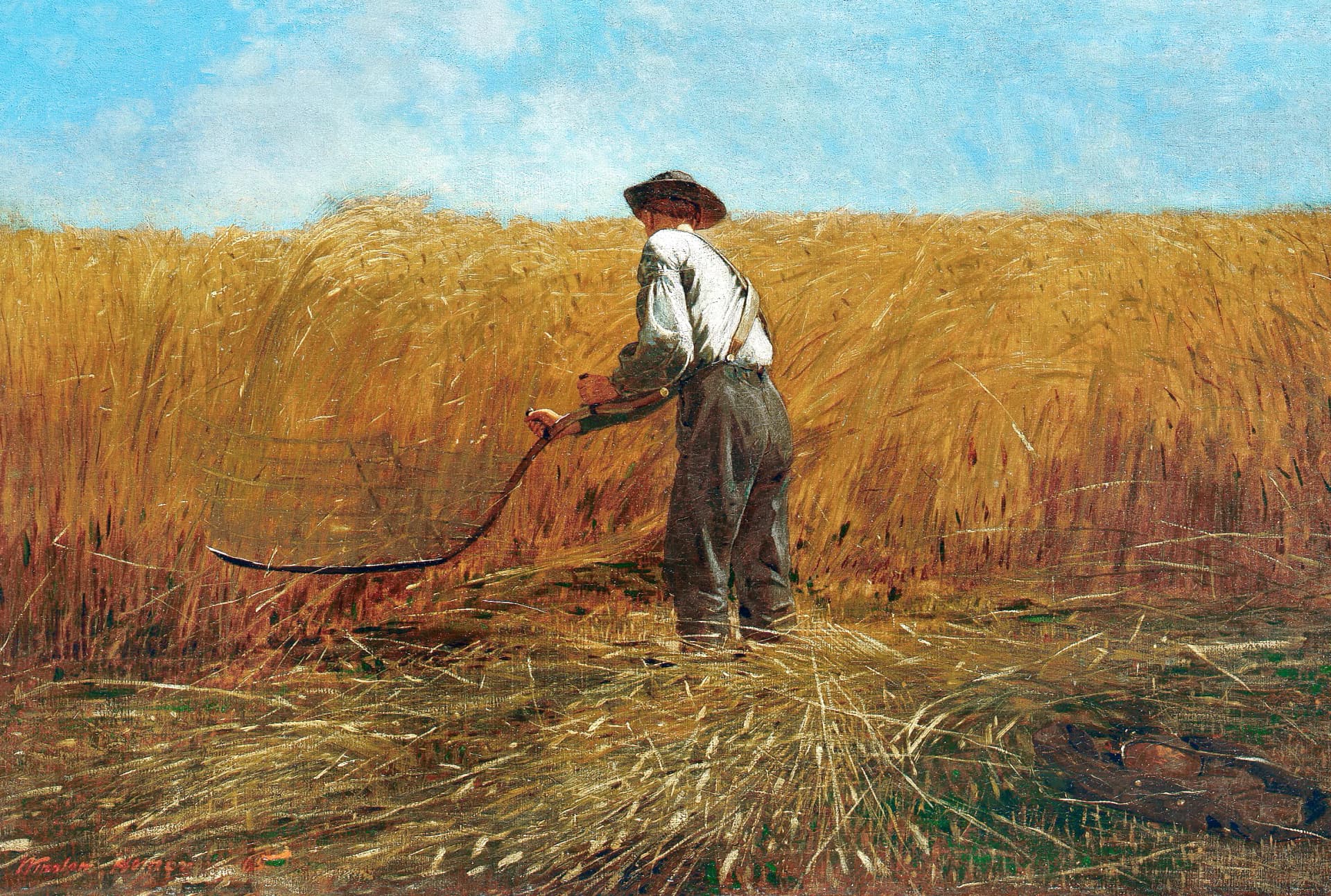 De veteraan in een nieuw veld – Winslow Homer