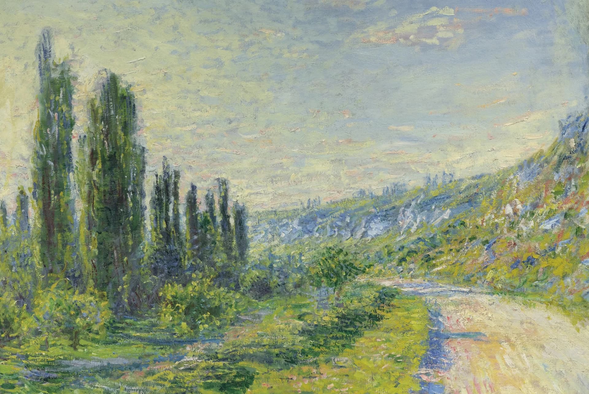 De Weg naar Vétheuil – Claude Monet