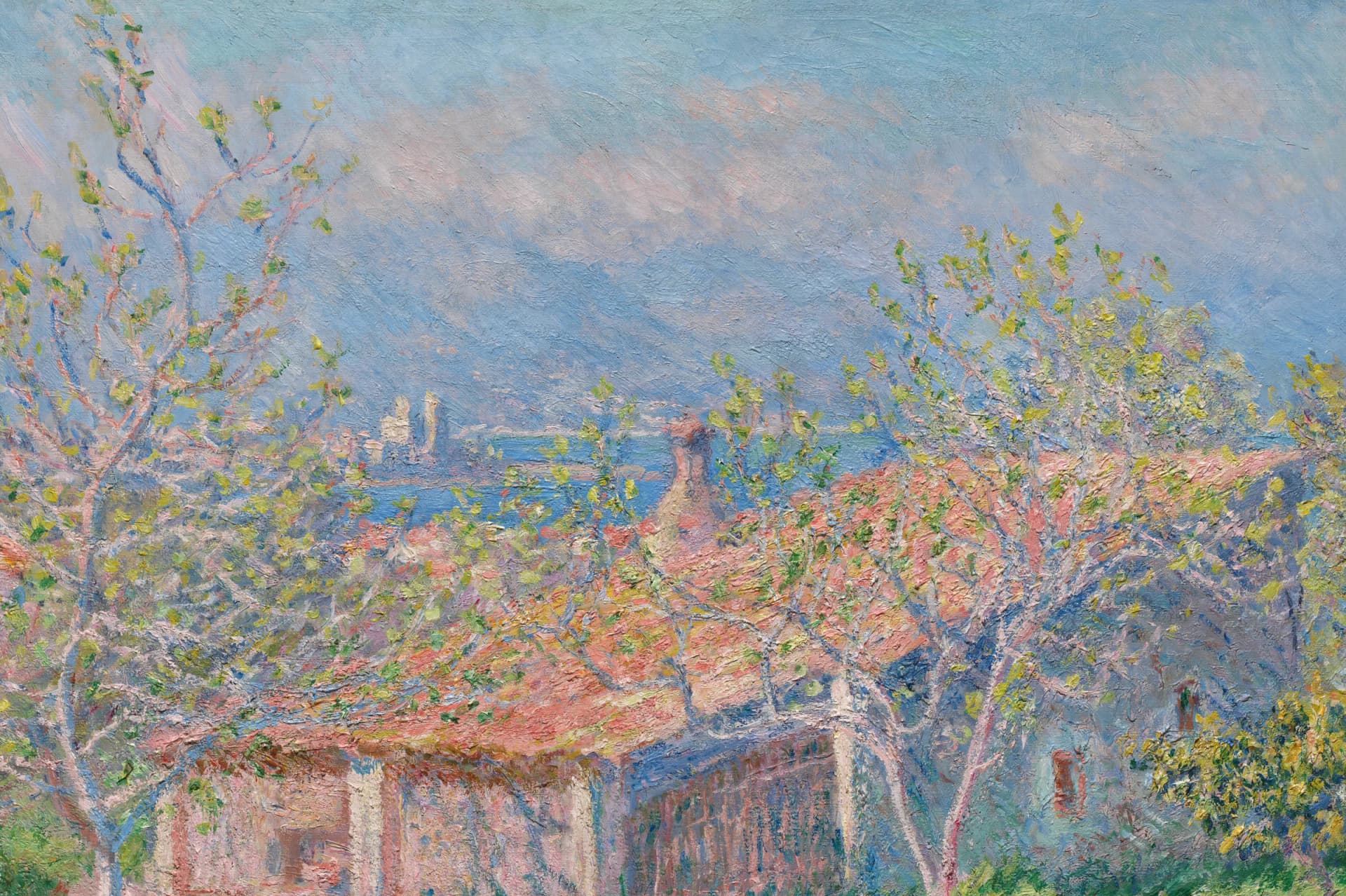 Het huis van de tuinman bij Antibes – Claude Monet
