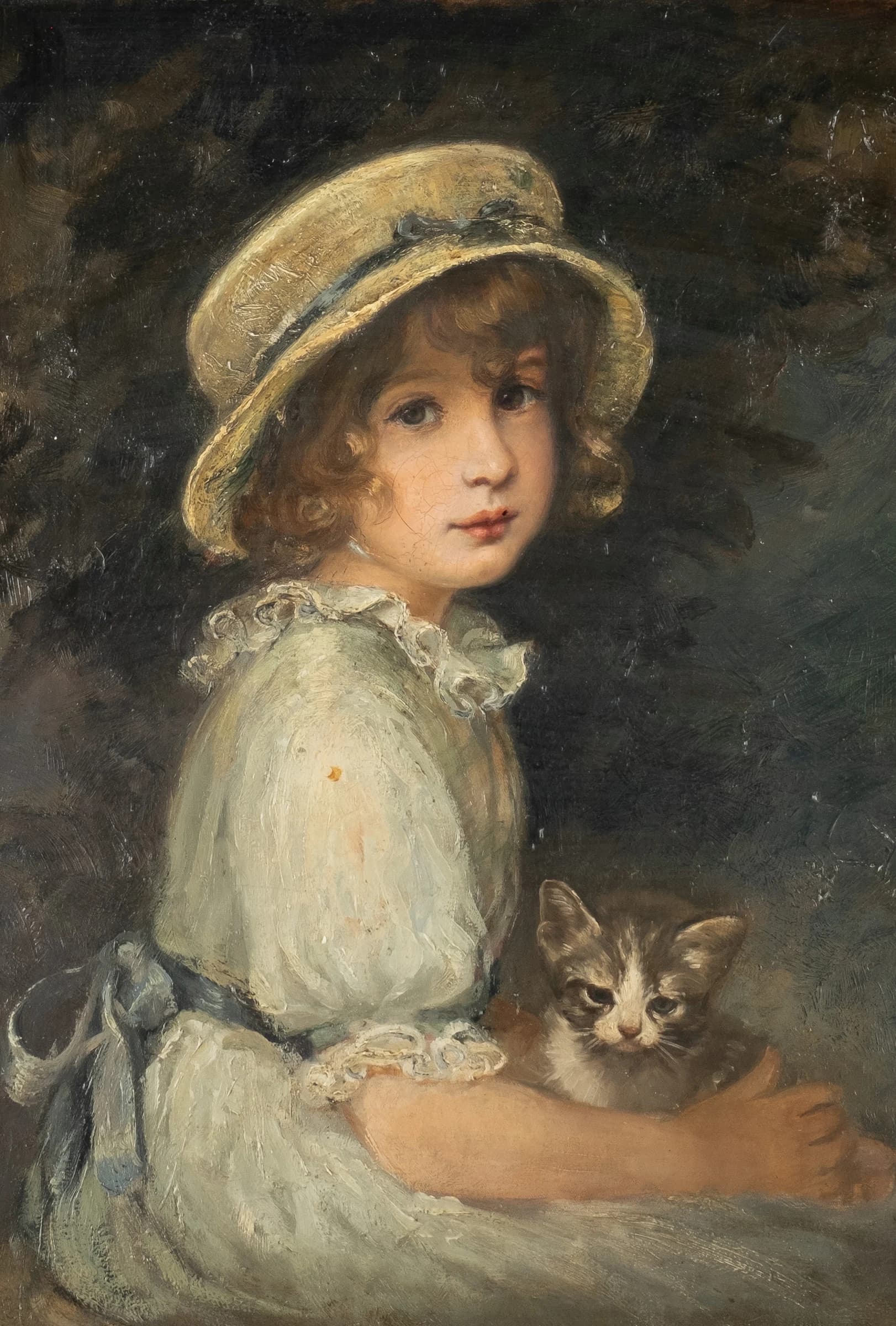 Meisje met kat – Meta Plückebaum