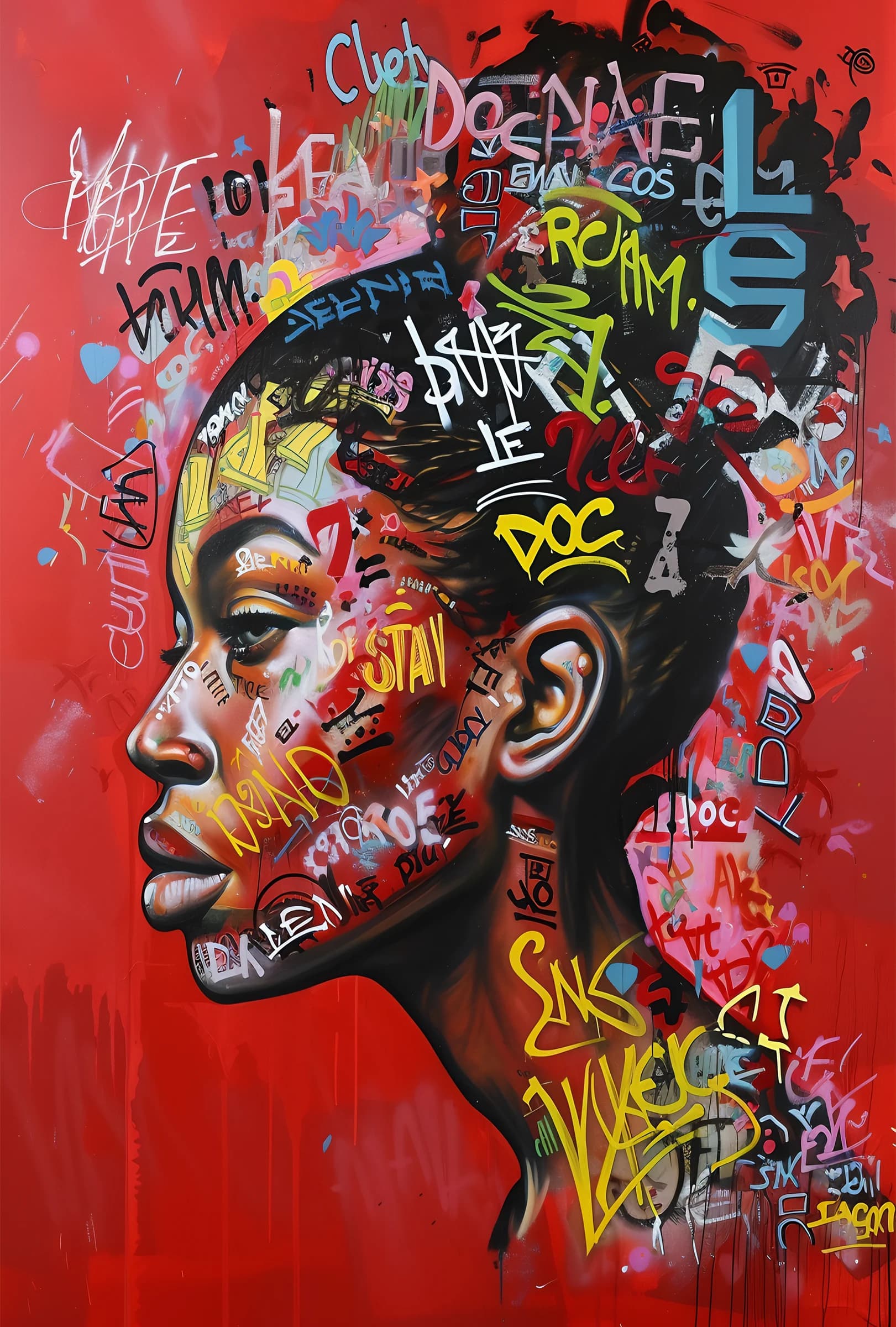 Graffiti Face