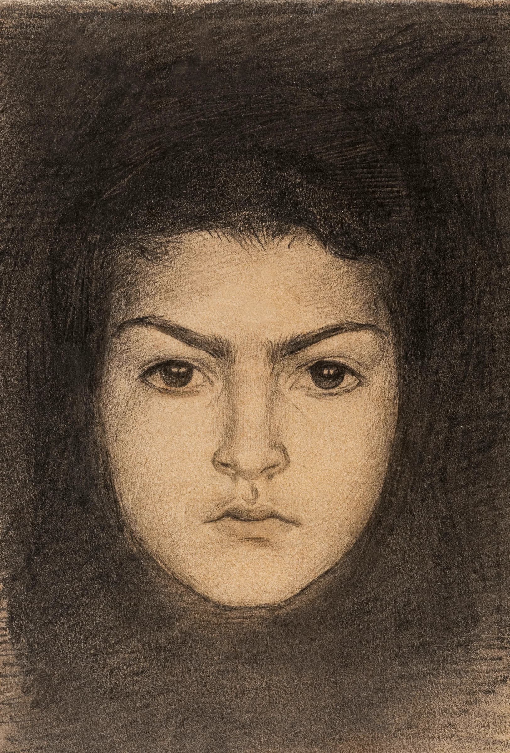 Hoofd van een meisje – John Singer Sargent