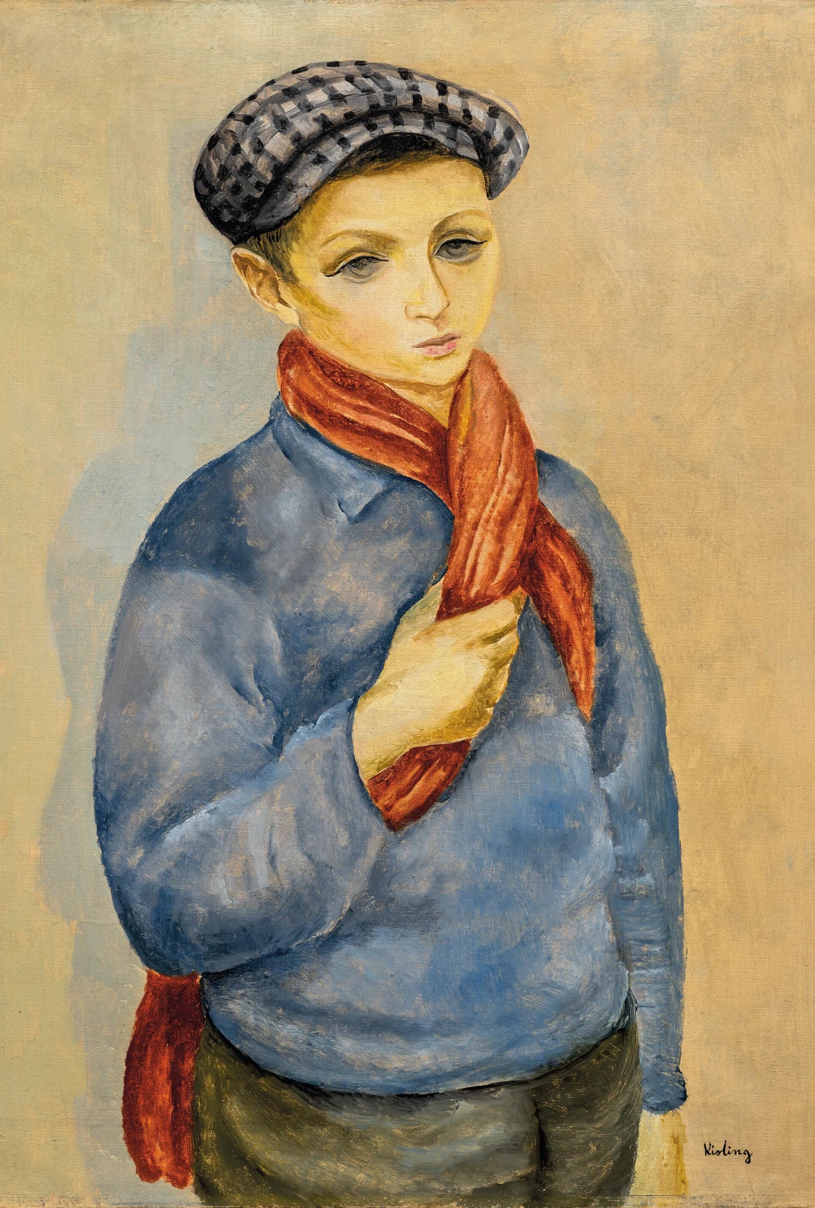 Jeune garçon à la casquette – Moïse Kisling