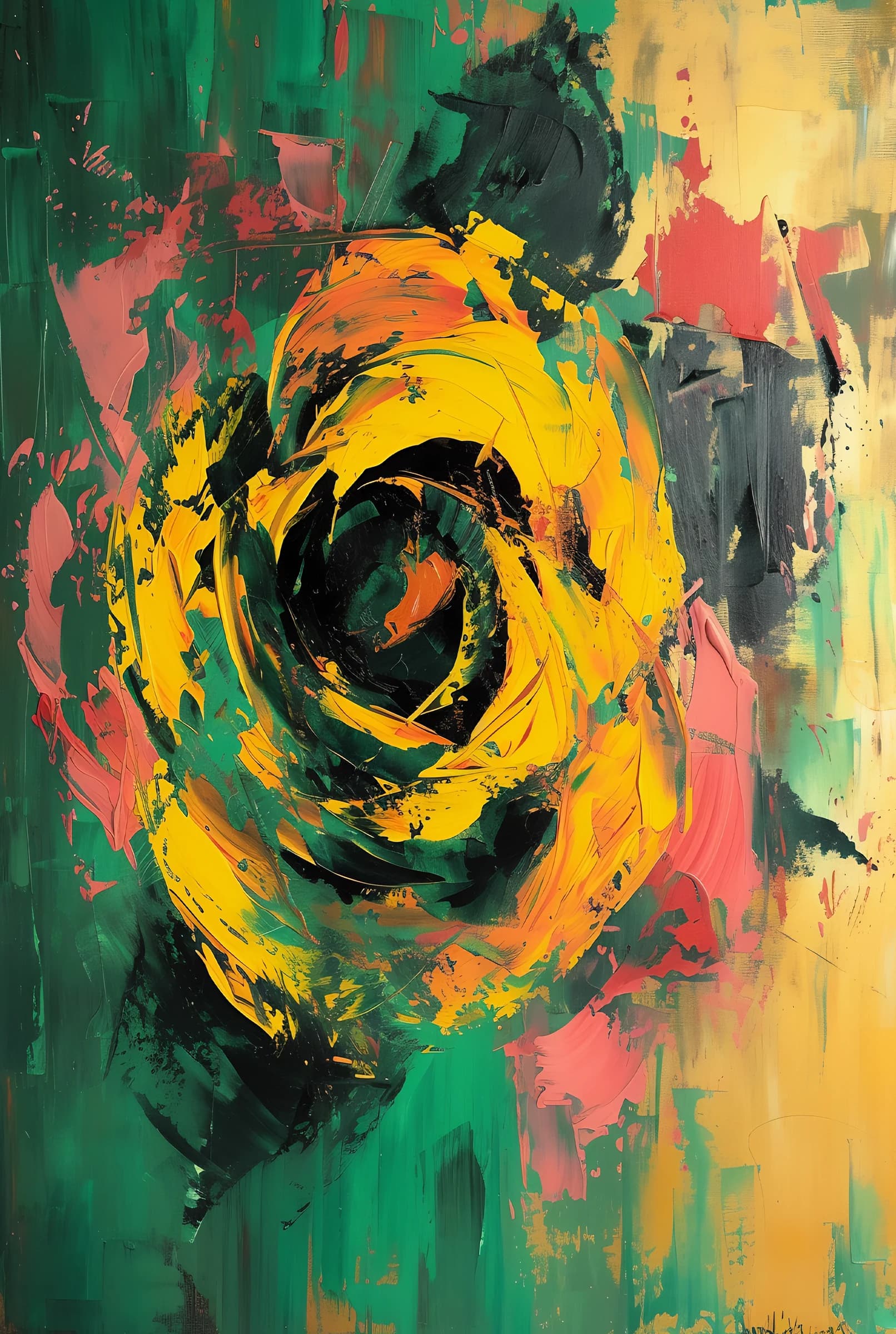Kleurrijke Abstracte Bloem