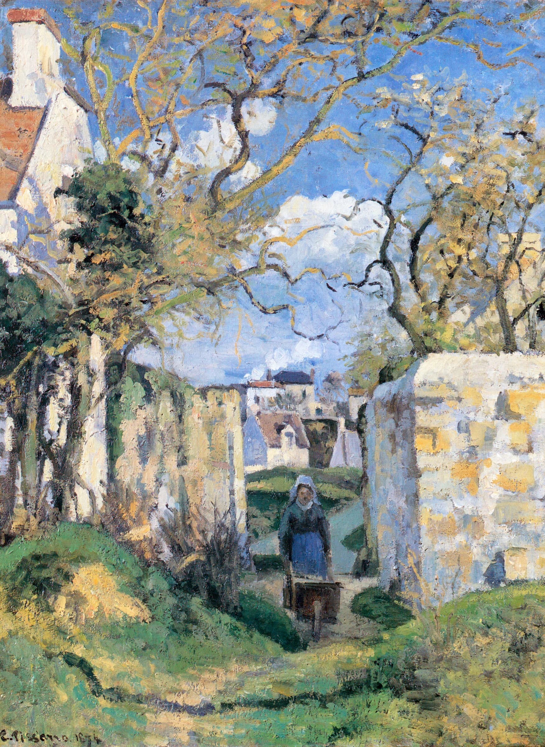 Landschap uit Pontoise – Camille Pissarro