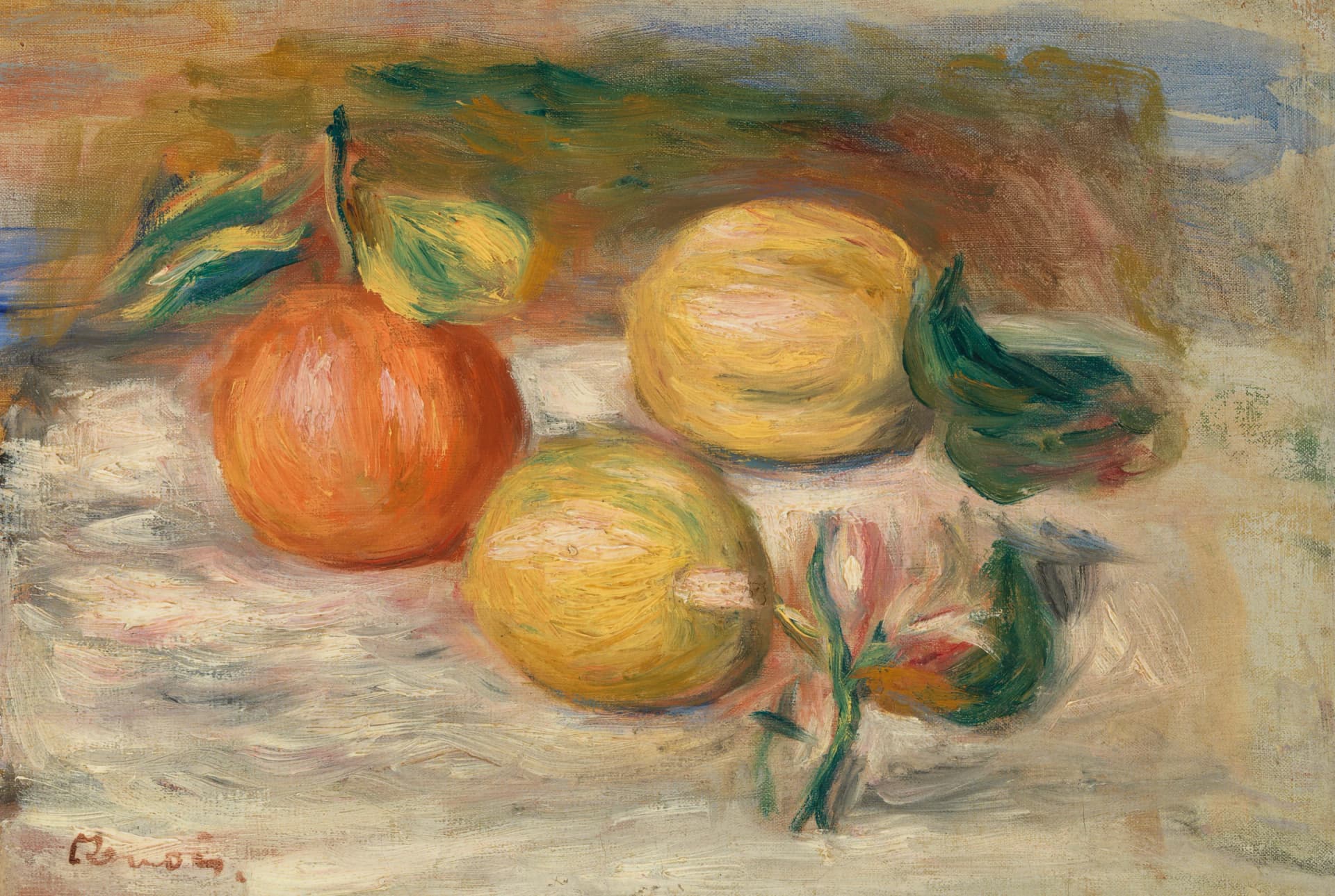 Citroenen en sinaasappel – Pierre-Auguste Renoir