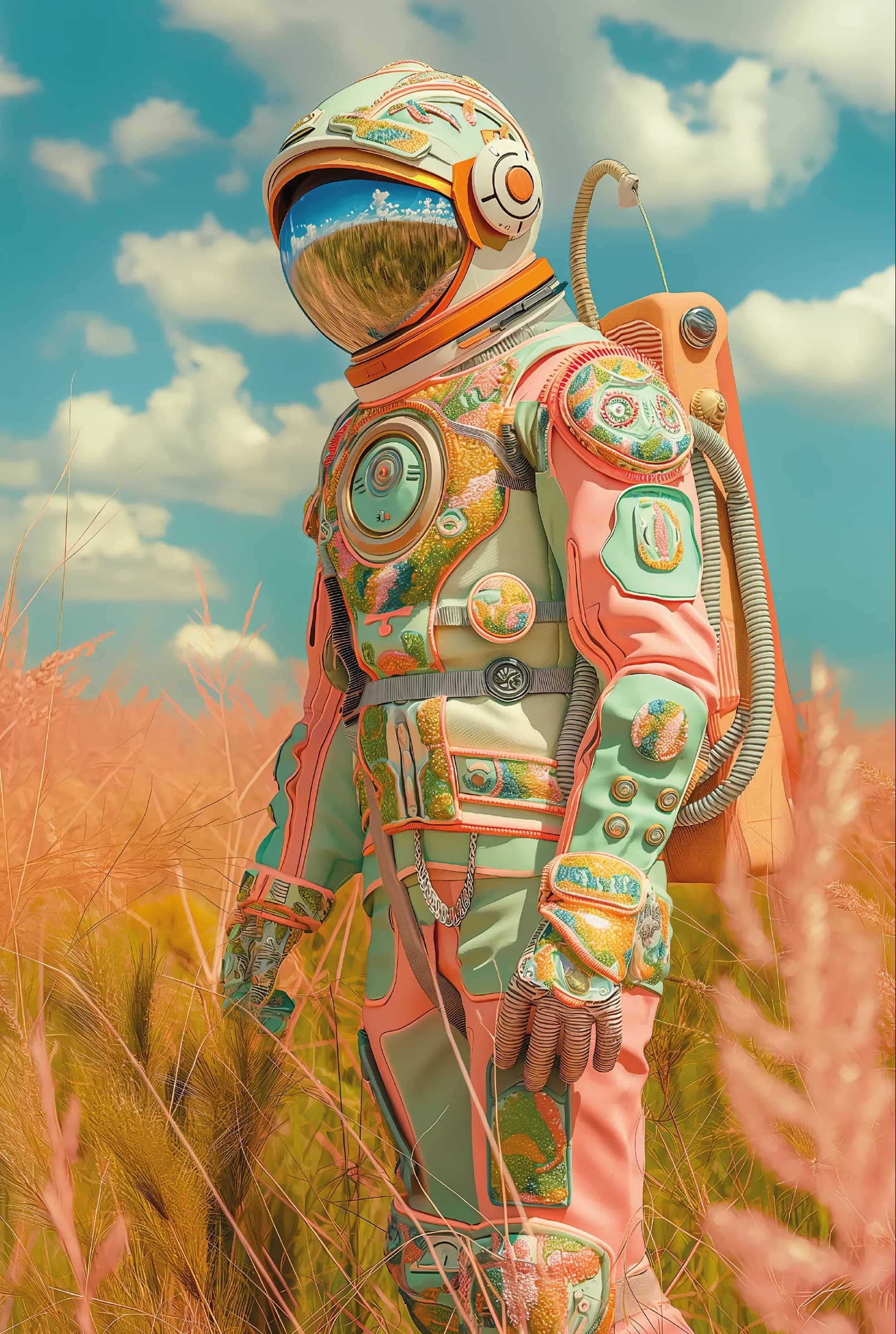 Roze astronaut