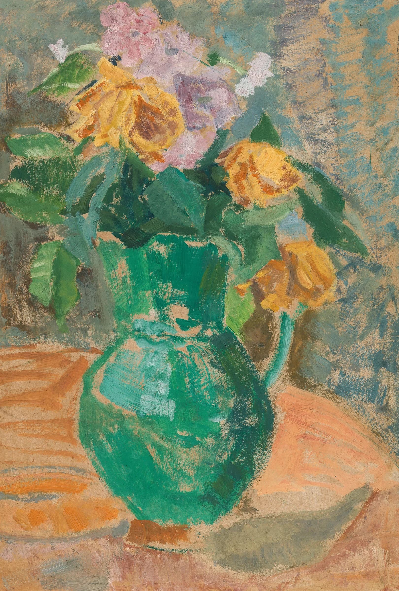 Kan met bloemen – Broncia Koller-Pinell