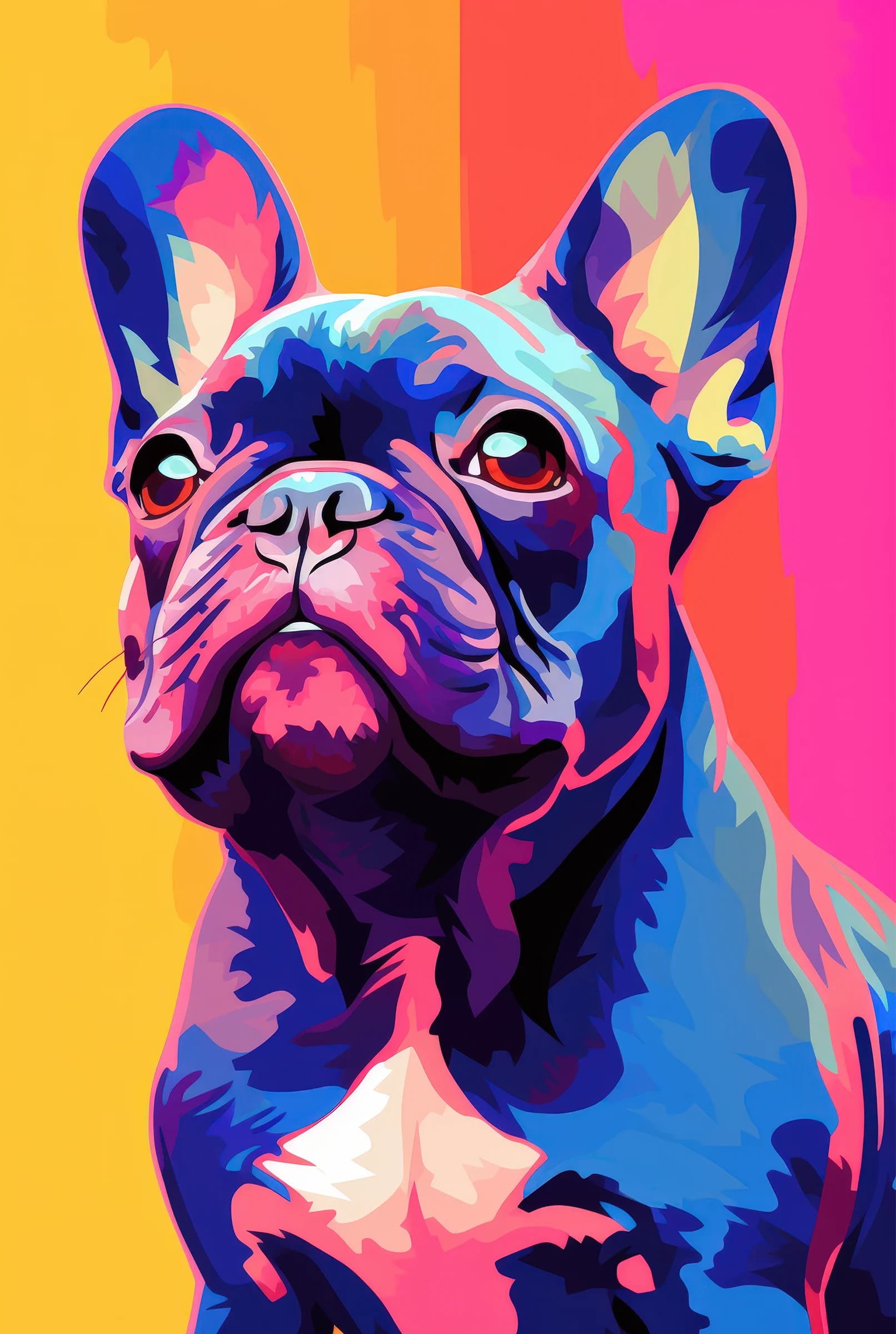Pop-Art Bulldog