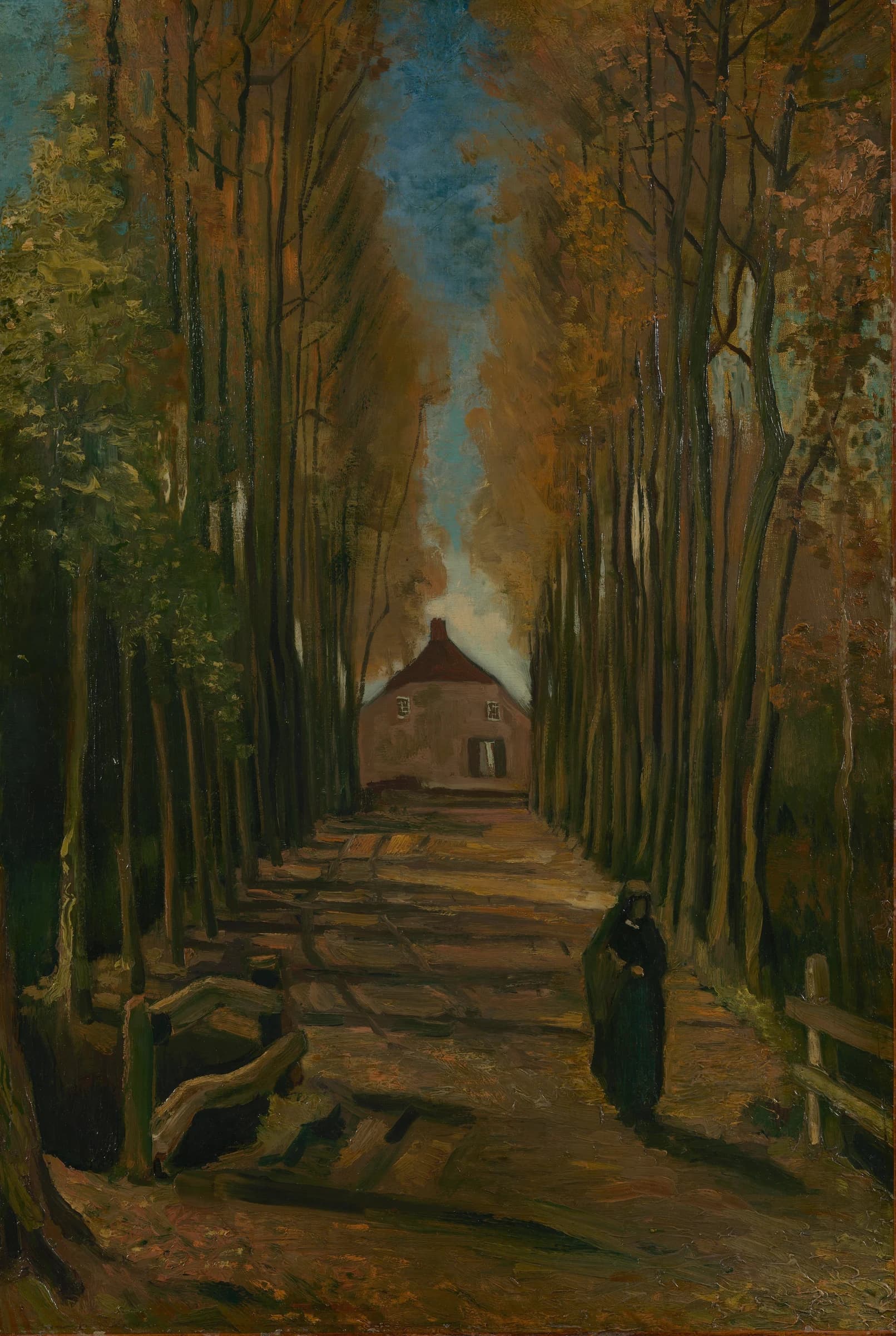 Populierenlaan in de herfst – Vincent van Gogh