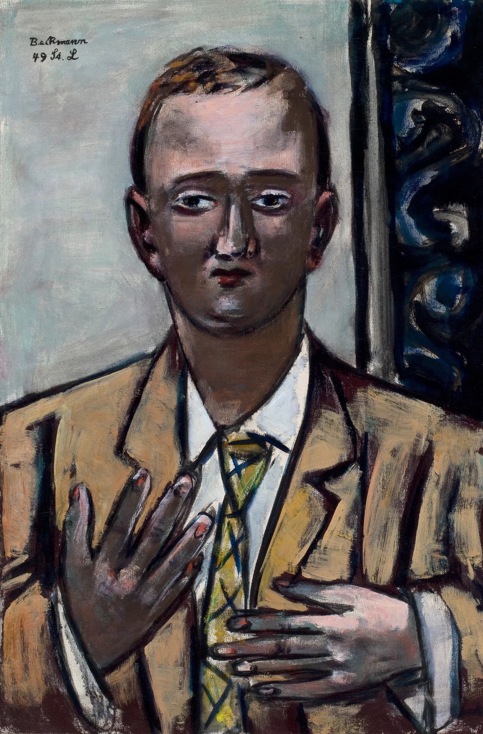 Portret van Morton D. May – Max Beckmann