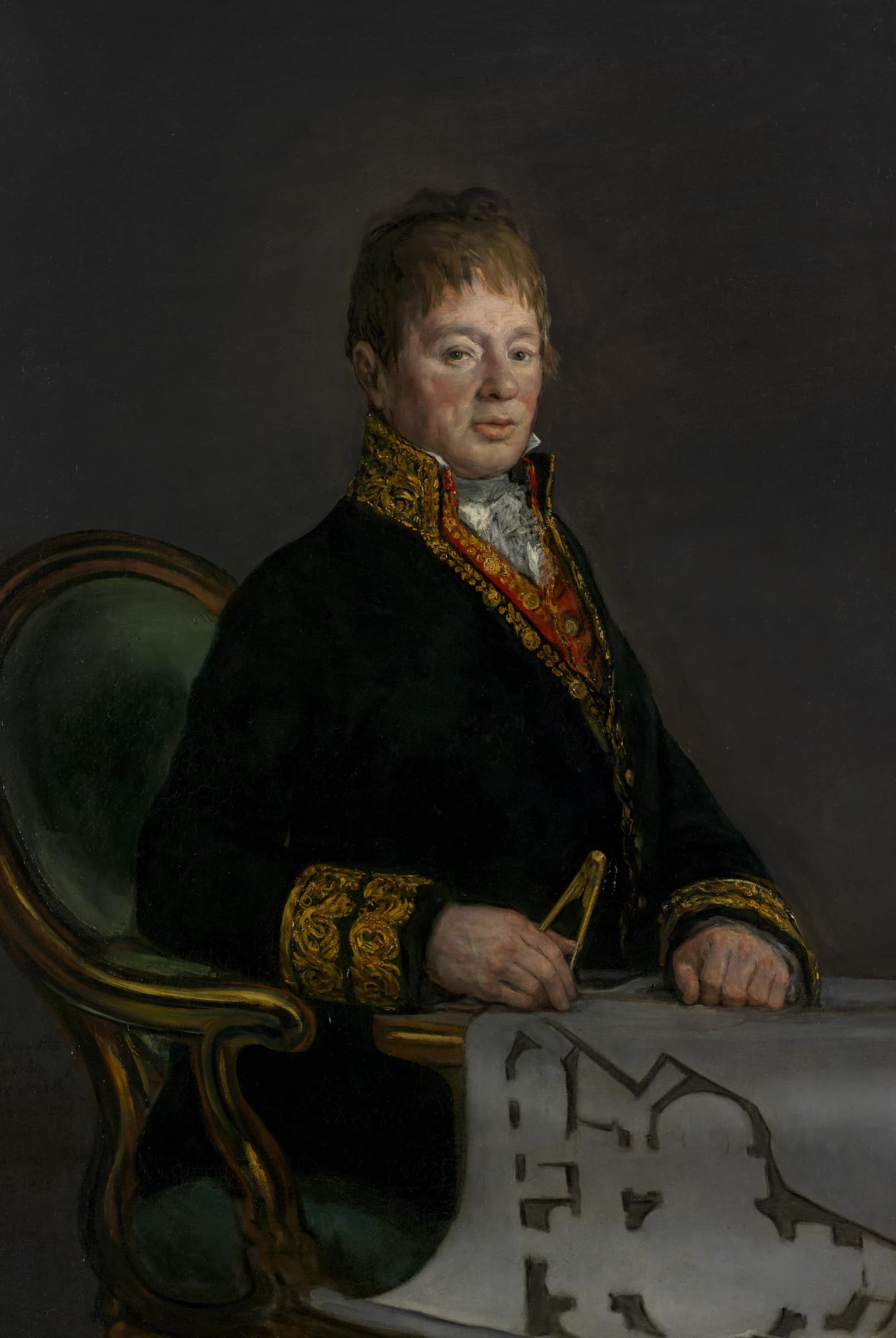 Portret van Don Juan Antonio Cuervo – Francisco Goya