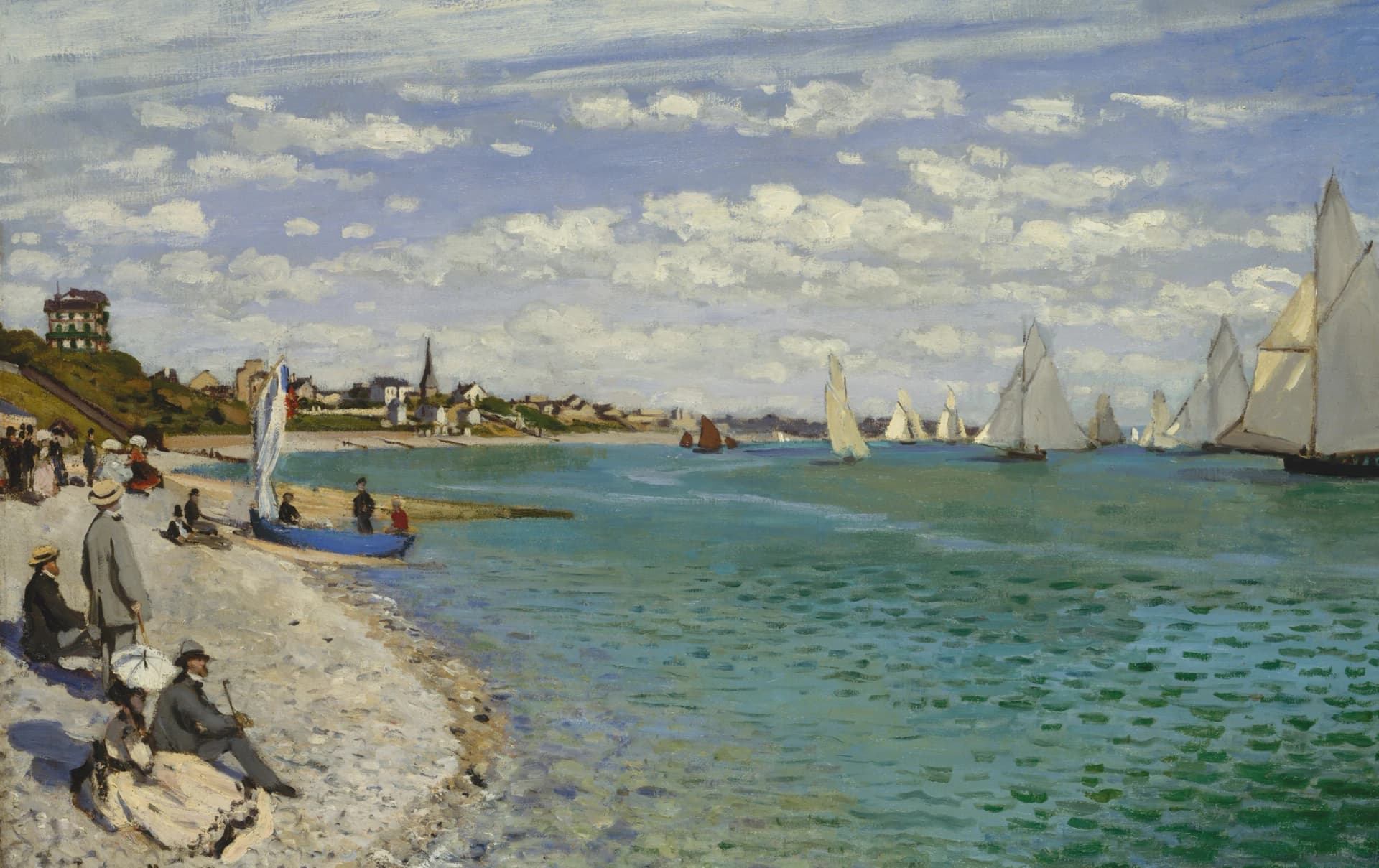 Regatta at Sainte-Adresse – Claude Monet