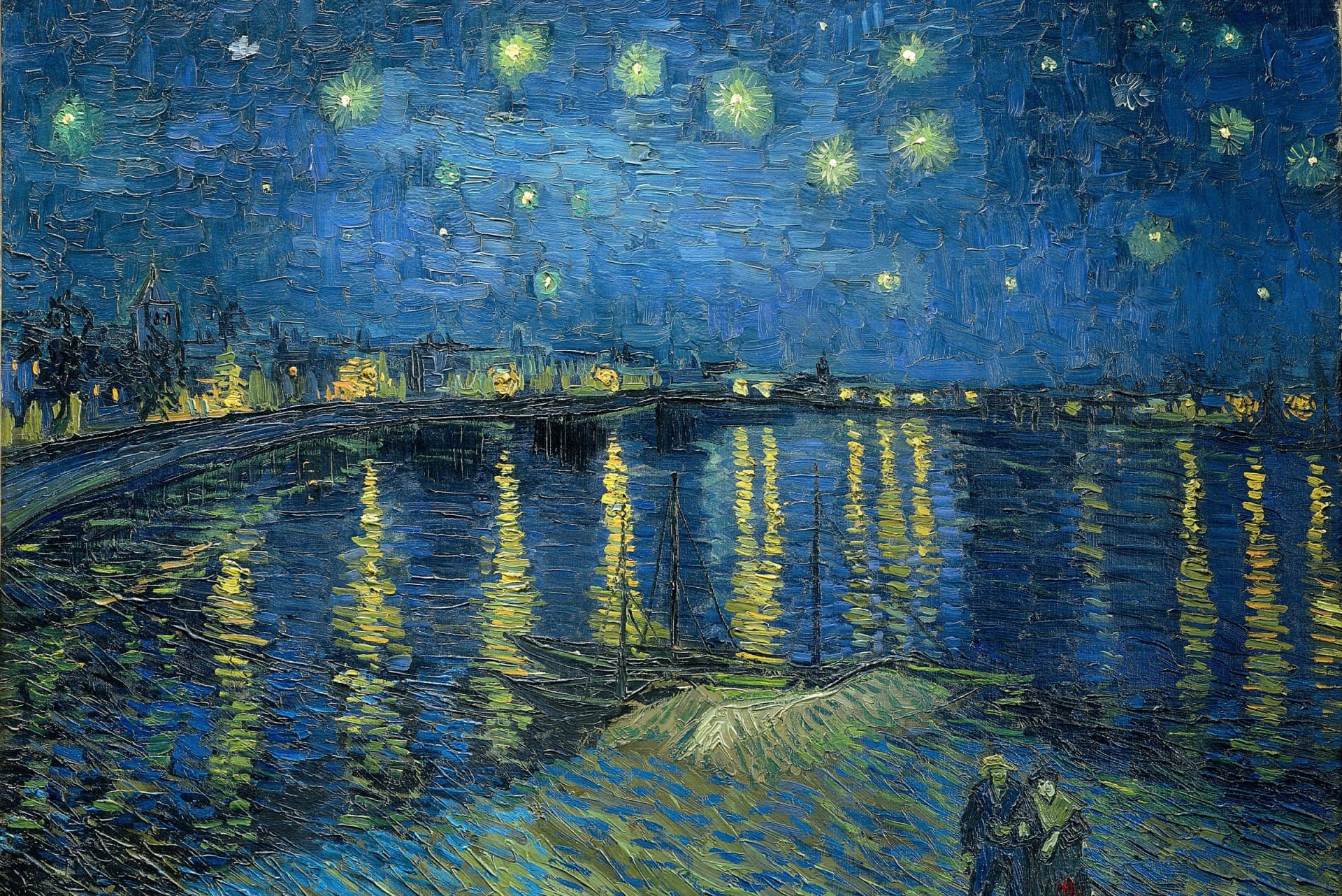 Sterrennacht boven de Rhône – Vincent van Gogh