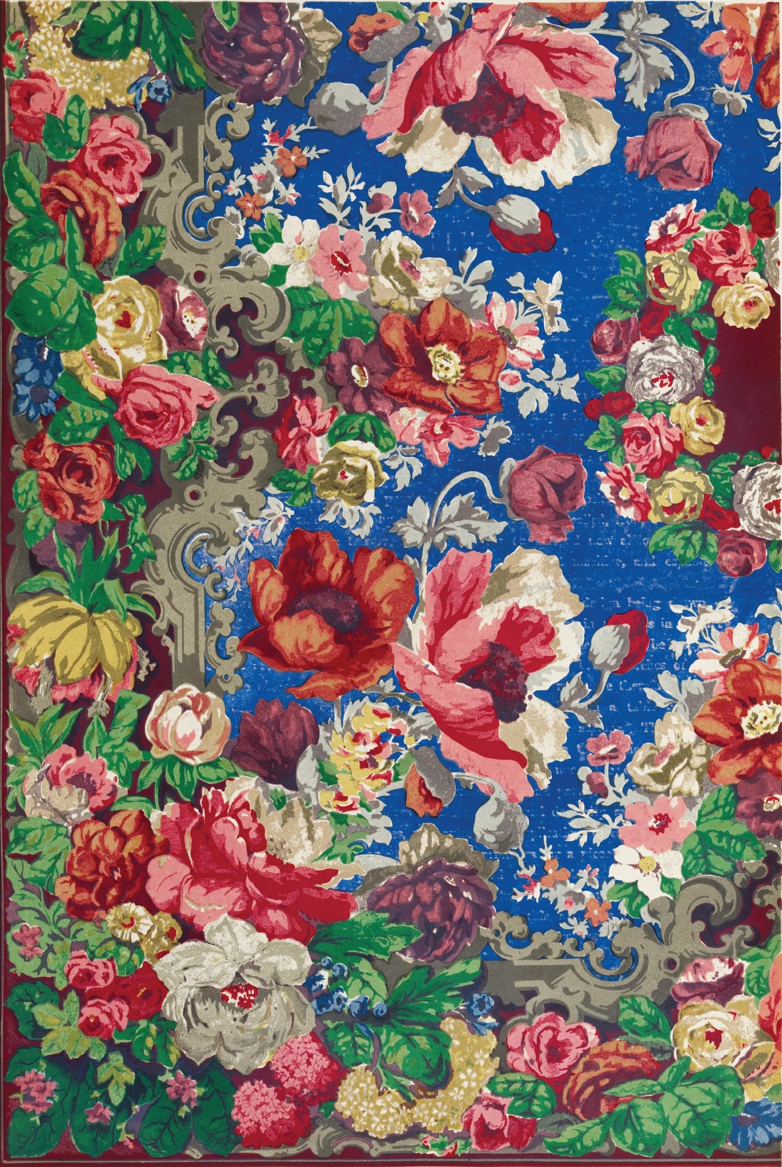 Tafelkleed met blokprint uit de industriële kunsten van de negentiende eeuw – Matthew Digby Wyatt